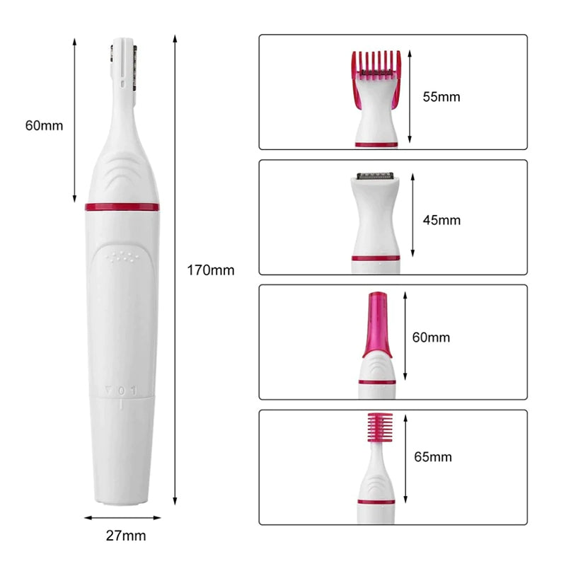 5 in 1 oplaadbare epilator