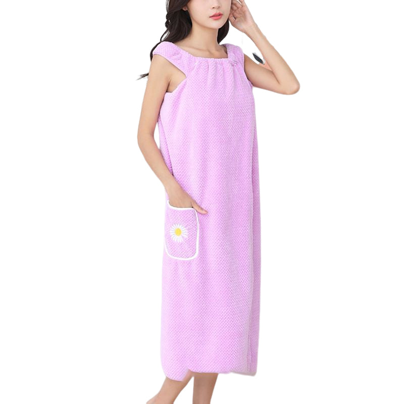 Sneldrogende absorberende water draagbare badjassen