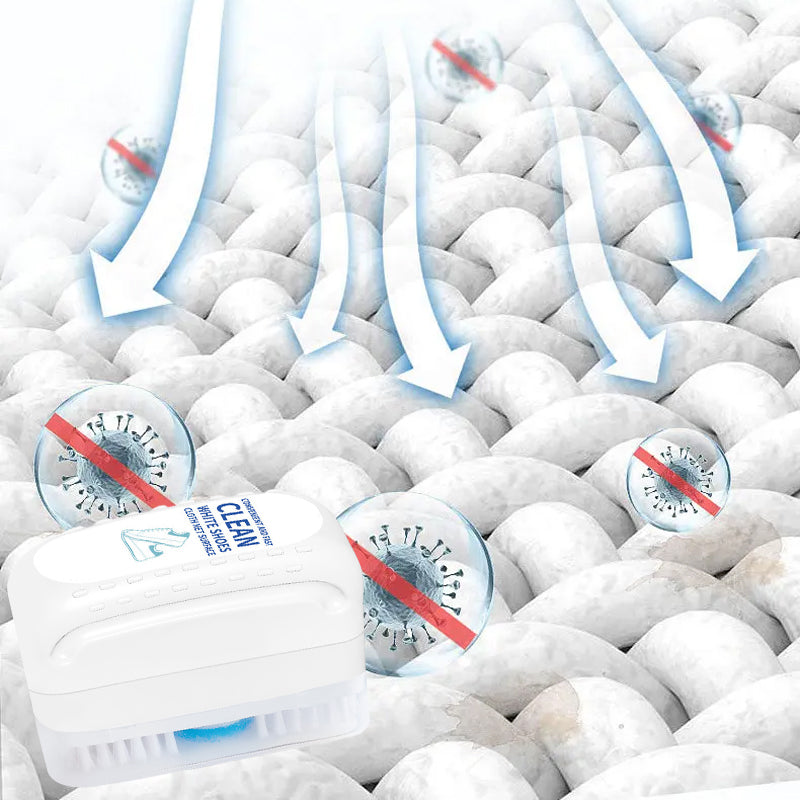 Witte schoenenreiniger