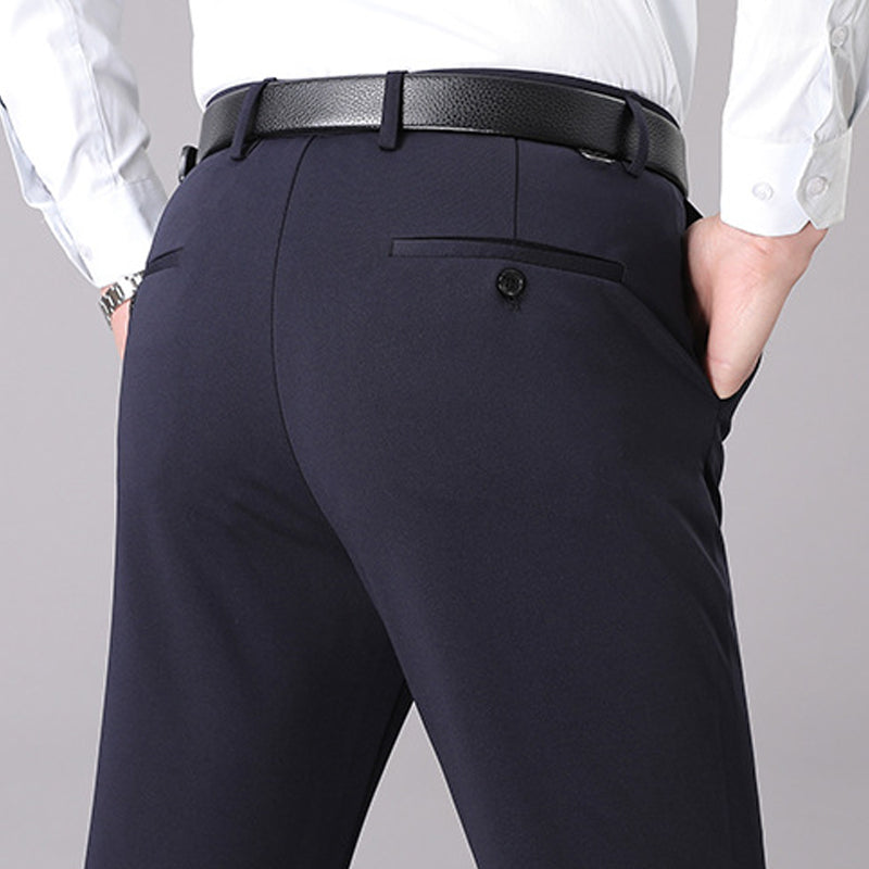Klassieke herenbroek met hoge stretch