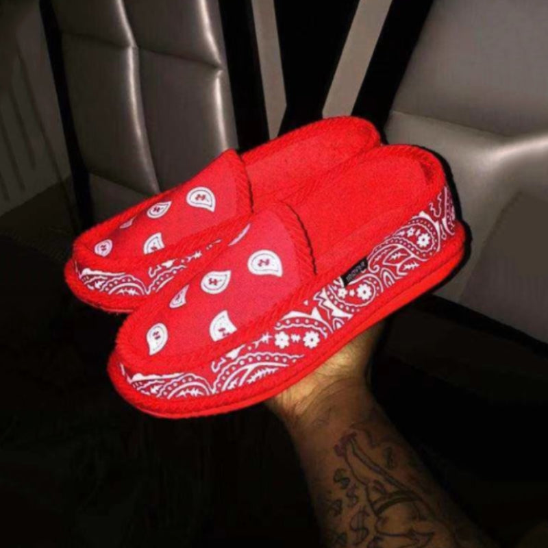 Platte schoenen met print