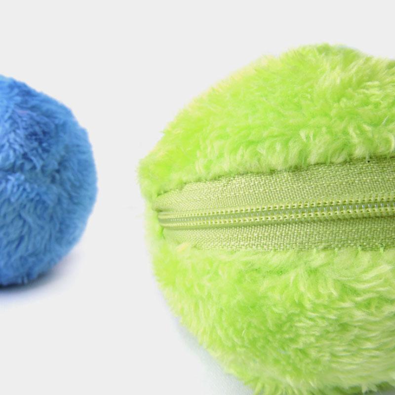 Elektrisch balspeelgoed voor huisdieren met pluche hoes