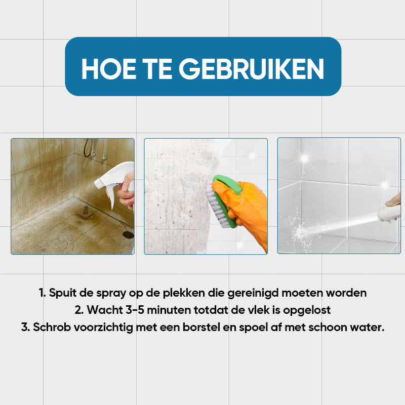 Tegelvoegenreiniger-sproeier