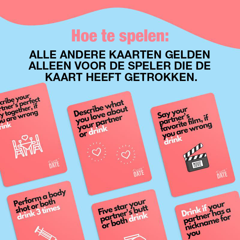Dizzy Date - Het kaartspel voor koppels