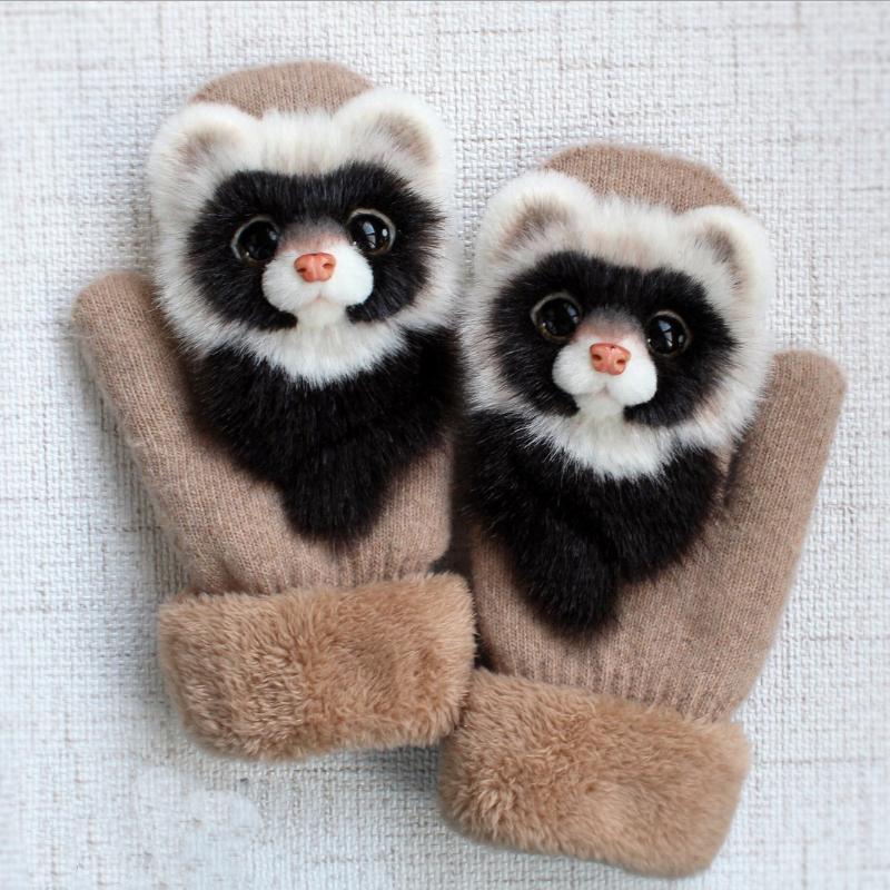 Leuke winterhandschoenen voor dieren