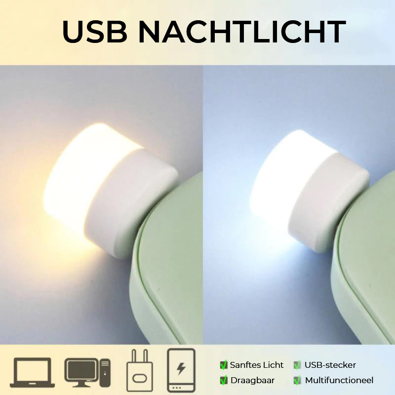 USB LED-oogbescherming Klein nachtlampje