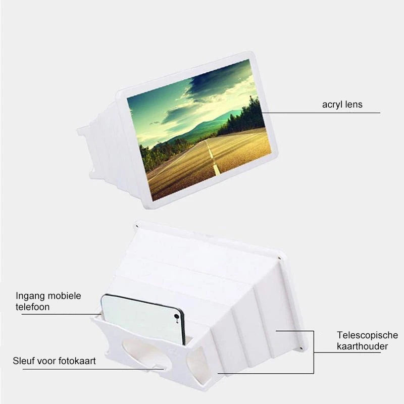 Universele schermversterker