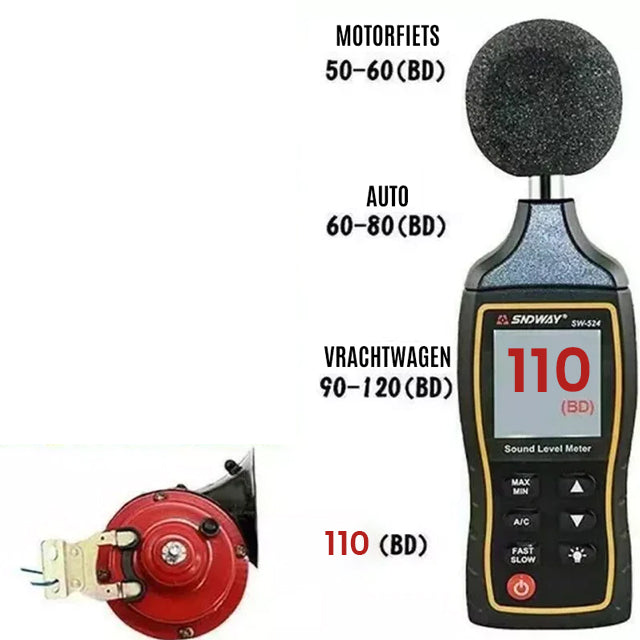 GENERATIE TREINHOORN VOOR AUTO'S