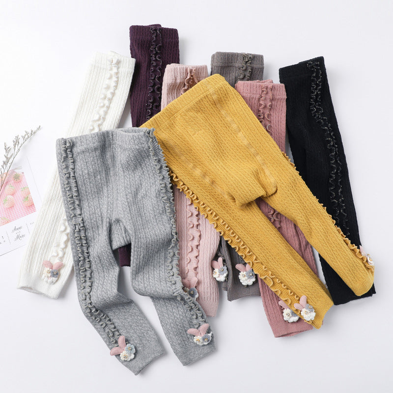 Met ruches gevoerde leggings