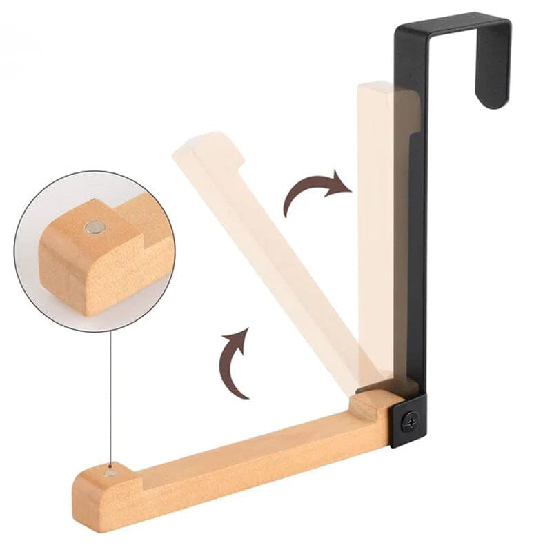 Opvouwbare houten deurhaken