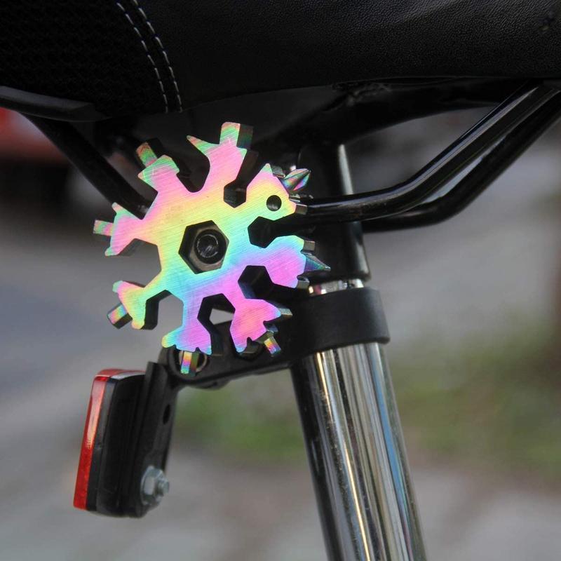 18-in-1 roestvrijstalen sneeuwvlokken multitool