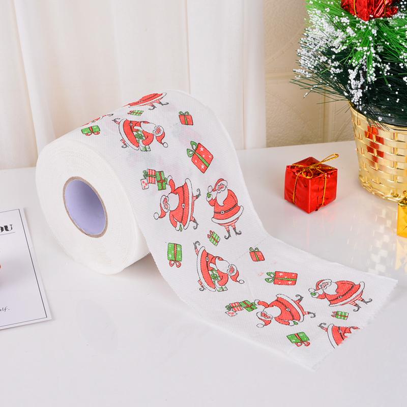 Rolpapier met kerstprint