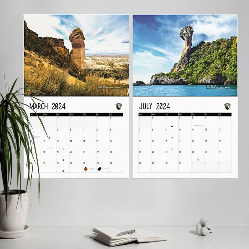 Grappige natuur 2024 kalender