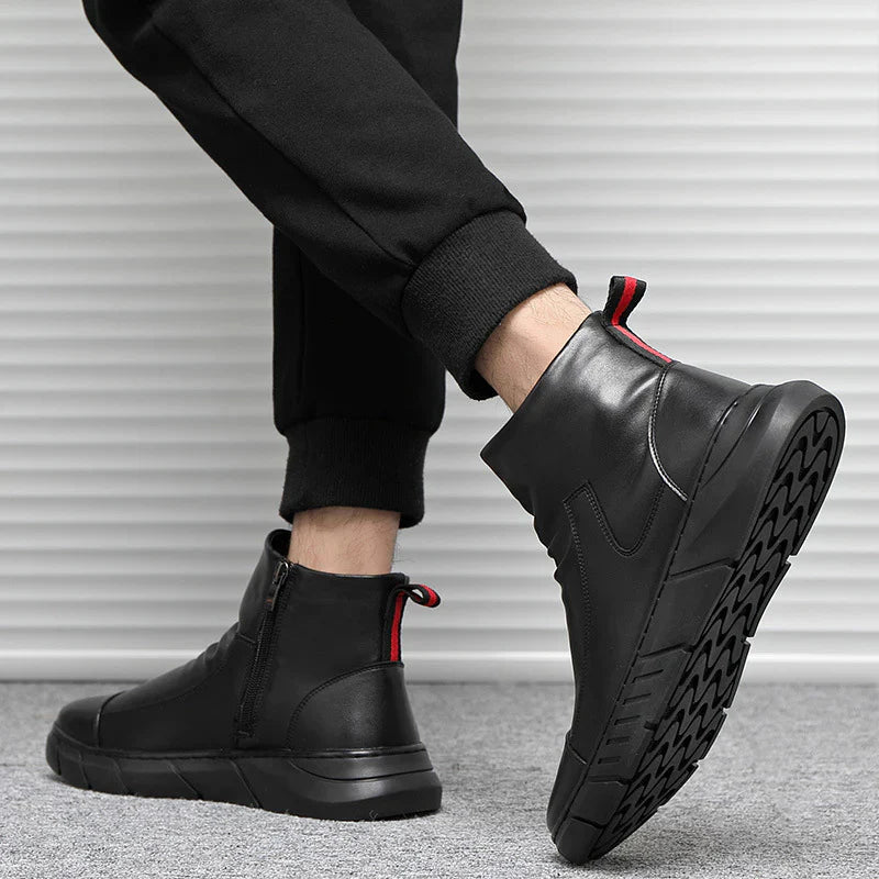 High-top leren Martin-laarzen in Britse stijl voor heren