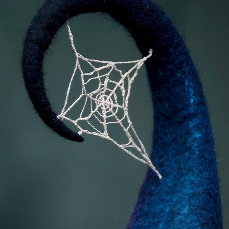 Halloweenfeest vilten heksenhoeden