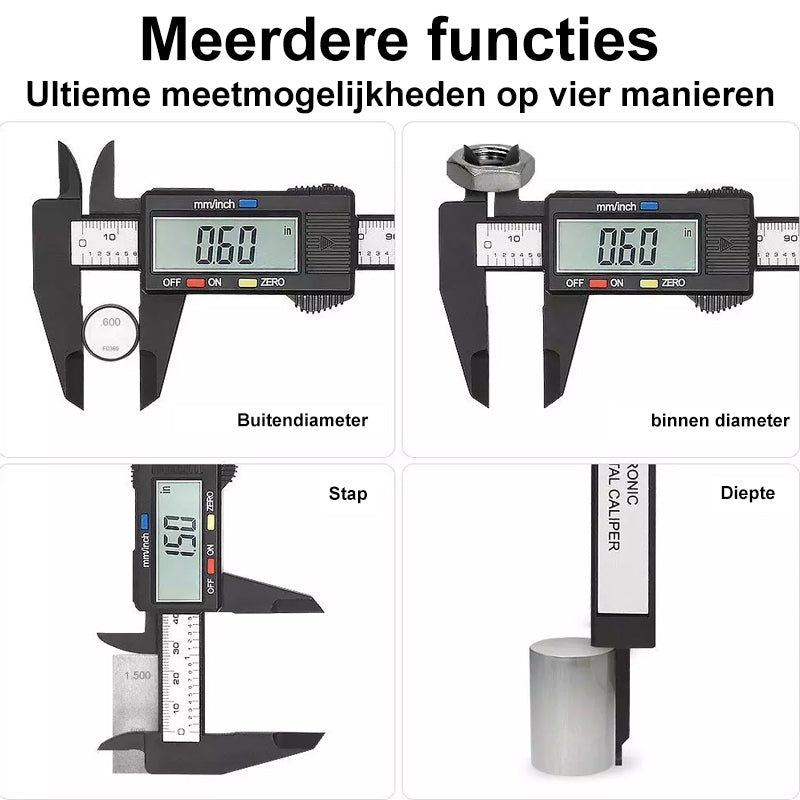 Digitale elektronische schuifmaat liniaal