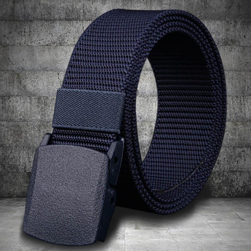 Niet-metalen niet-magnetische nylon riem met gesp
