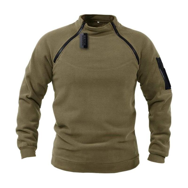 Herentrui met ritssluiting en kraag