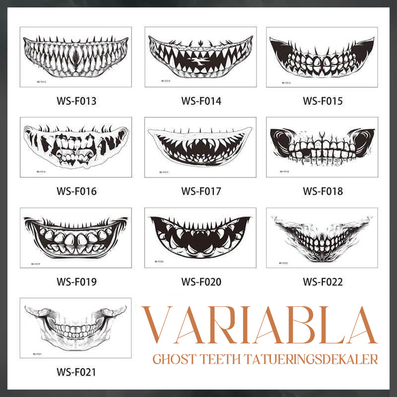 Halloween Horror Party Tattoo Stickers