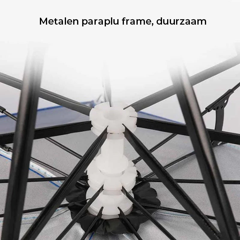 Paraplu hoed met dubbele laag voor buiten