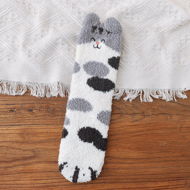 Warme Zachte Katten Pootsokken