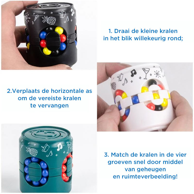 Magische kralen kubus kan