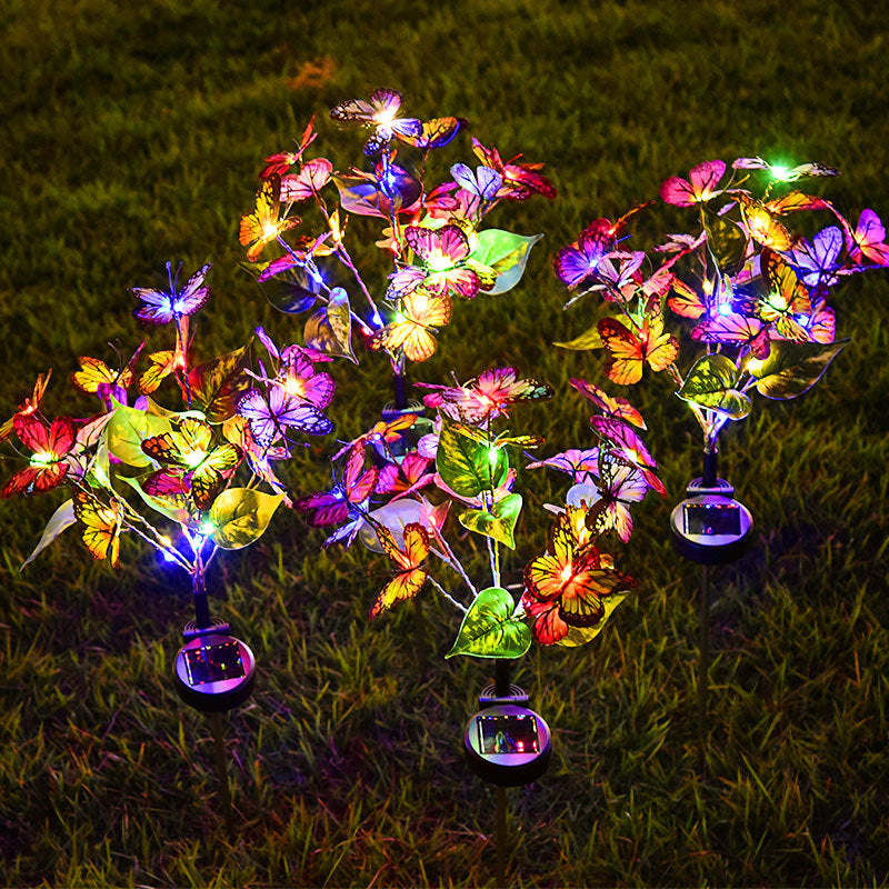 Zonne-vlinder tuinverlichting