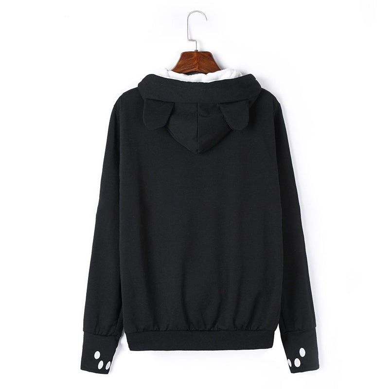 Hoodie met voorvak voor huisdieren