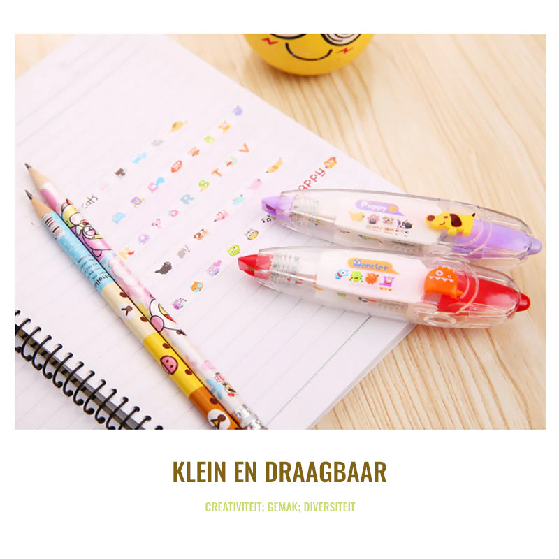 Leuke plakbandpen