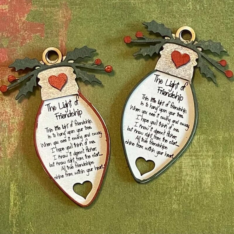 Kerst vriendschap boom hanger