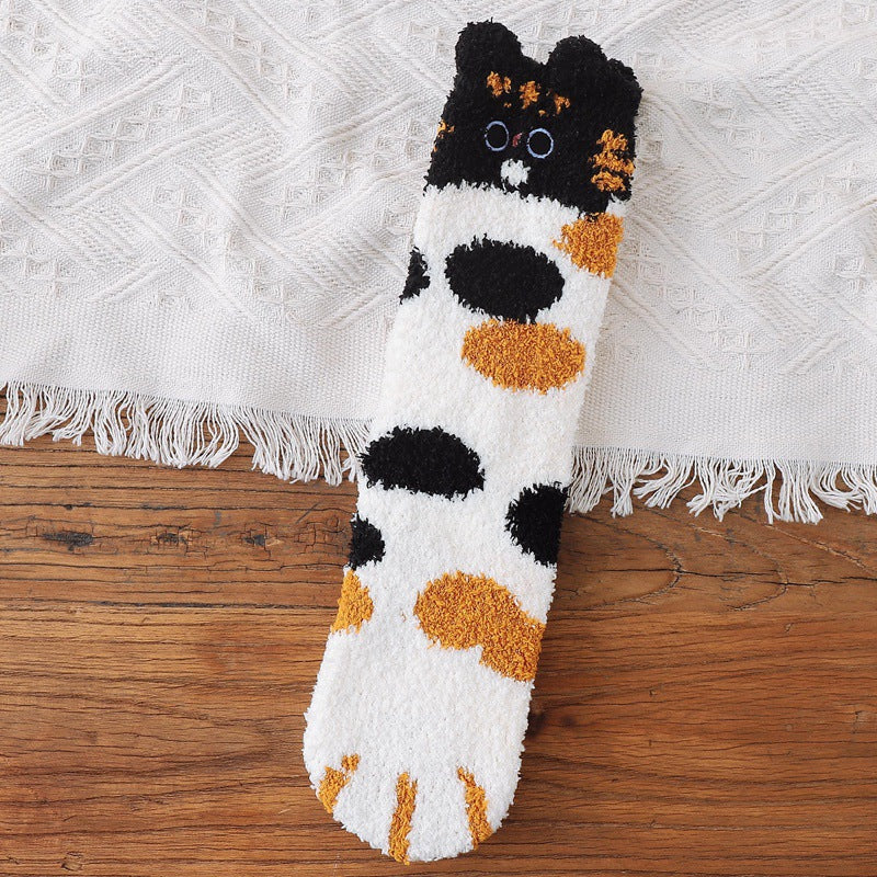 Warme Zachte Katten Pootsokken