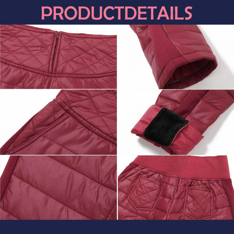 Donsbroek met hoge taille voor dames