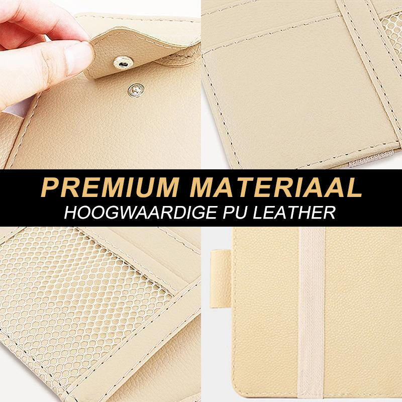 Alles-in-één auto zonneklep organizer