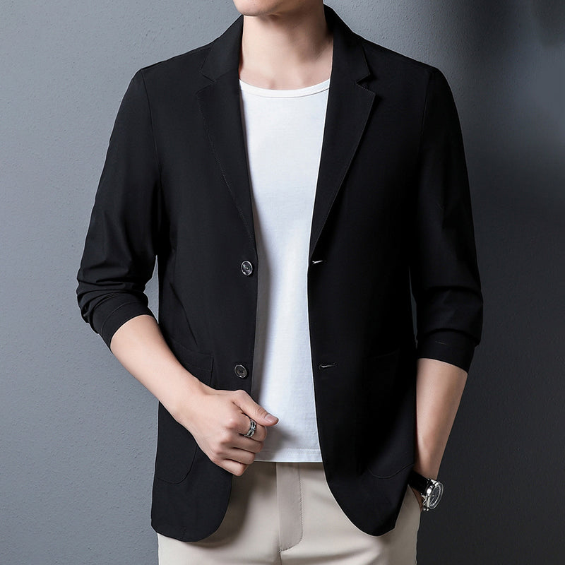 Lichte en ademende enkellaagse herenblazer