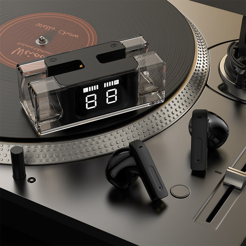 Draadloze oordopjes met transparant hoesje