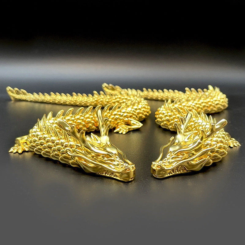 Gouden Draak met beweegbare gewrichten