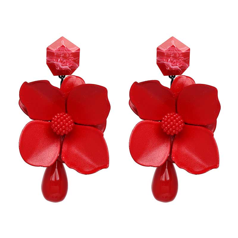 Moderen Bloem Oorbel