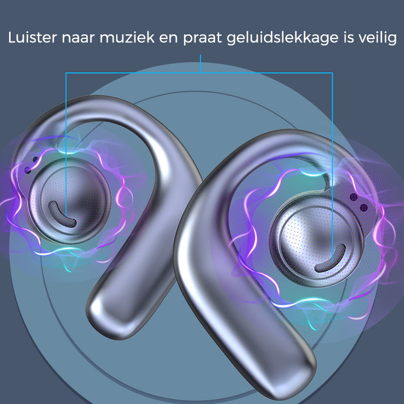 TWS draadloze digitale Bluetooth-oordopjes met beengeleiding