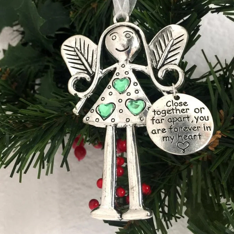 Gekke mooie vrienden voor altijd- Kerstcadeau met engelornament
