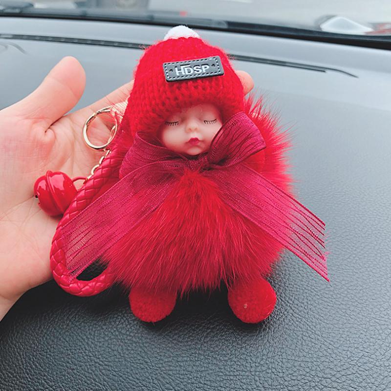 Leuke simulatie pluche scheel pop