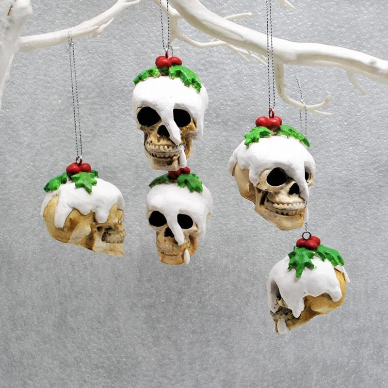 Santa Skull Bauble