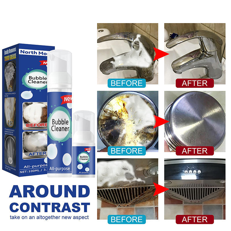 Schuimende reiniger voor zware olievlekken