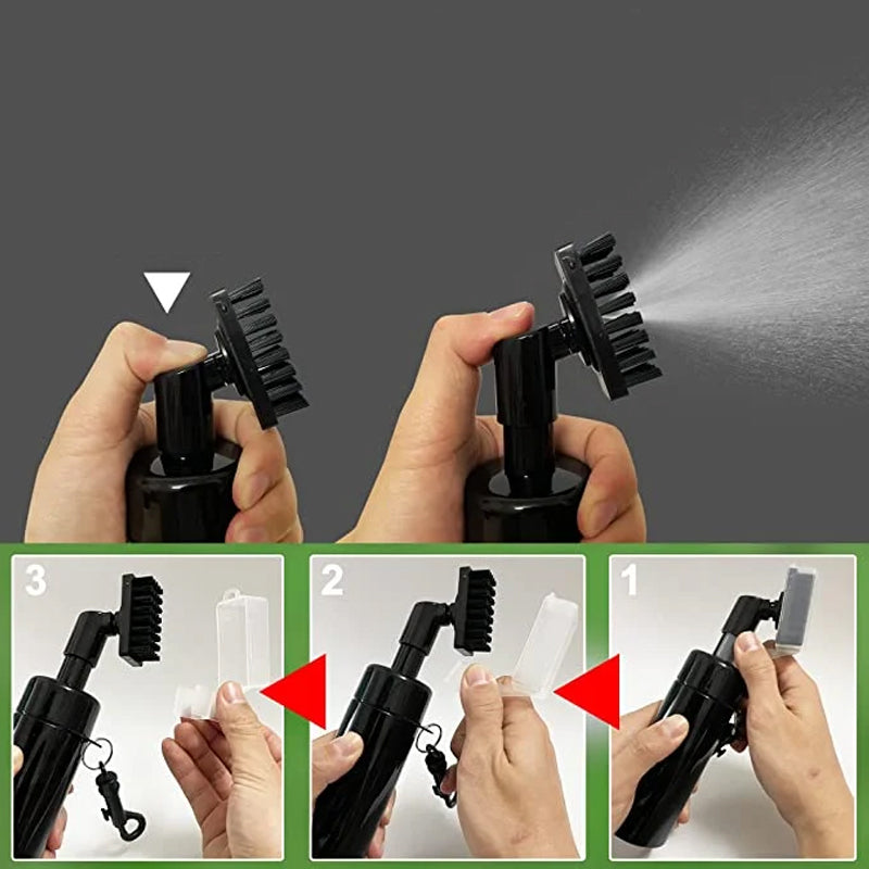 Groefborstel voor golfclubs