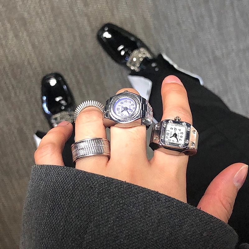 Ring met echt horloge voor koppels