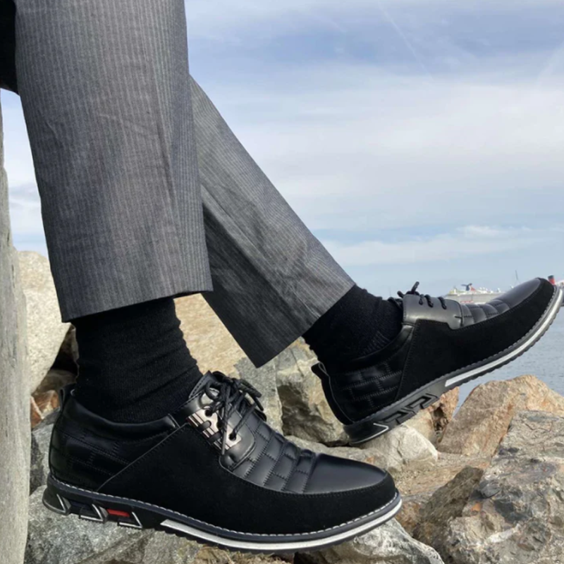 Fangge Britse zakelijke casual herenschoenen