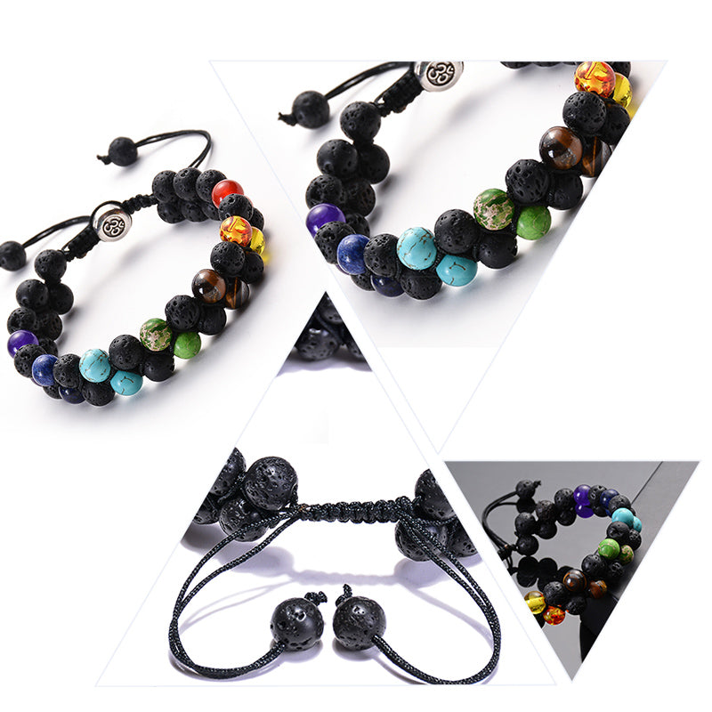 Dubbellaagse drievoudige beschermingsarmband