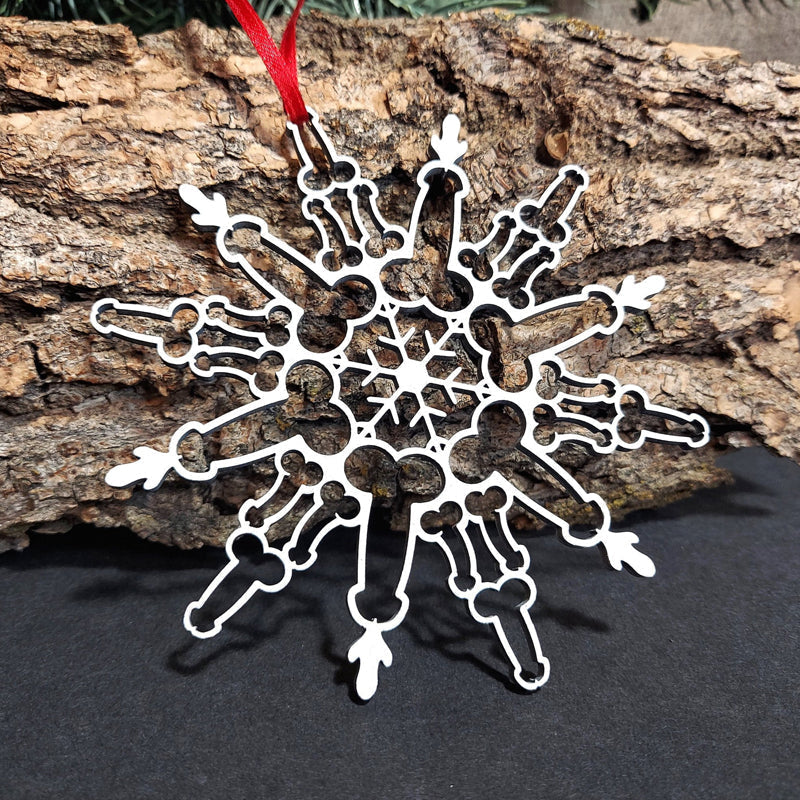 Kerst sneeuwvlok ornament