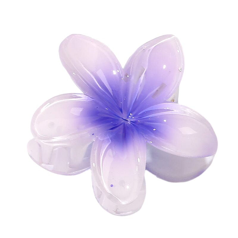 Haarclip met eierbloem