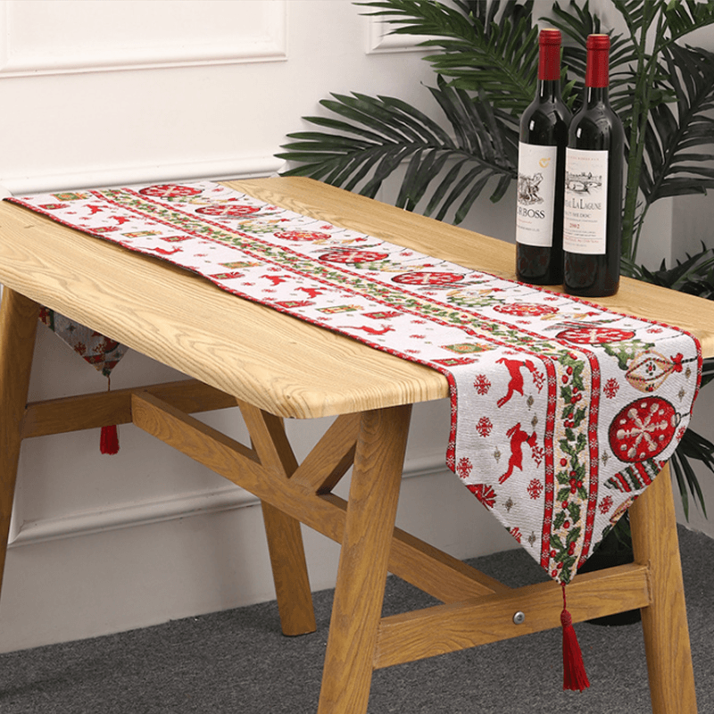 Kerstmis Handgemaakt Tafelkleed Decoratie