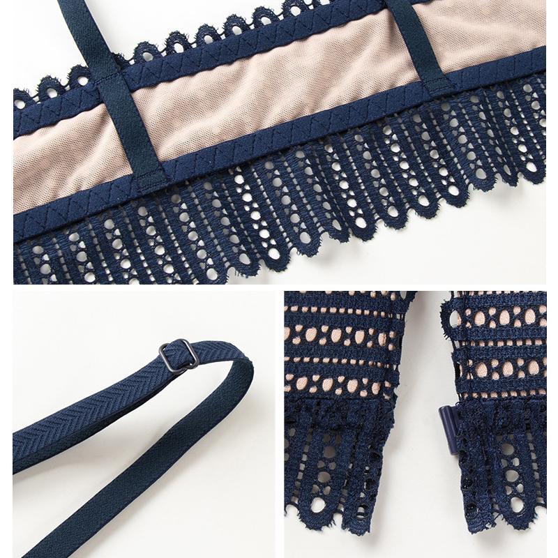 Ademende Kanten bh Met Gesp Aan de Voorkant